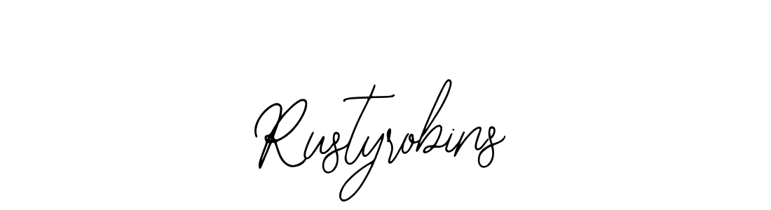 Use a signature maker to create a handwritten signature online. With this signature software, you can design (Bearetta-2O07w) your own signature for name Rustyrobins. Rustyrobins signature style 12 images and pictures png