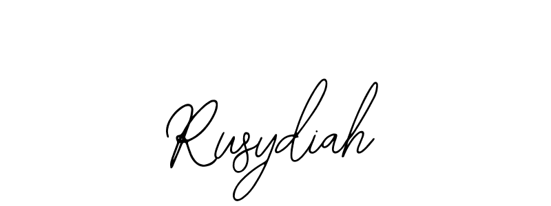 Make a beautiful signature design for name Rusydiah. Use this online signature maker to create a handwritten signature for free. Rusydiah signature style 12 images and pictures png