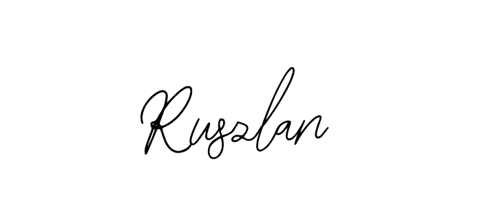 if you are searching for the best signature style for your name Ruszlan. so please give up your signature search. here we have designed multiple signature styles  using Bearetta-2O07w. Ruszlan signature style 12 images and pictures png