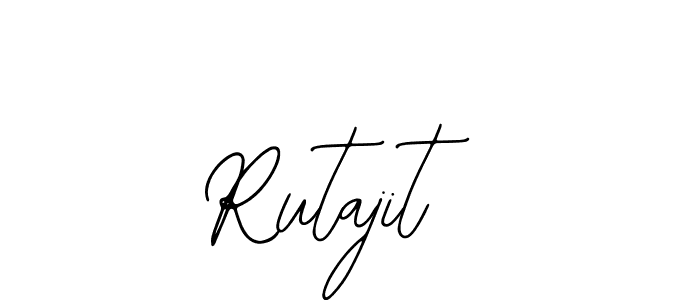Here are the top 10 professional signature styles for the name Rutajit. These are the best autograph styles you can use for your name. Rutajit signature style 12 images and pictures png