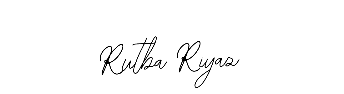 Bearetta-2O07w is a professional signature style that is perfect for those who want to add a touch of class to their signature. It is also a great choice for those who want to make their signature more unique. Get Rutba Riyaz name to fancy signature for free. Rutba Riyaz signature style 12 images and pictures png