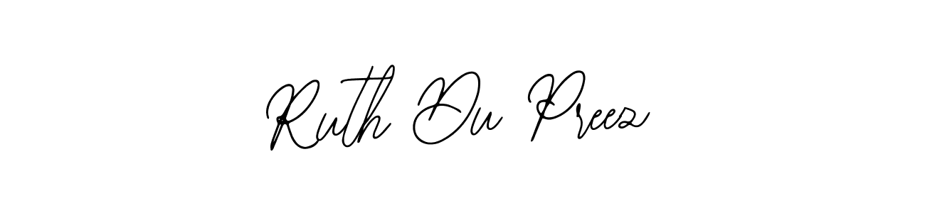 Bearetta-2O07w is a professional signature style that is perfect for those who want to add a touch of class to their signature. It is also a great choice for those who want to make their signature more unique. Get Ruth Du Preez name to fancy signature for free. Ruth Du Preez signature style 12 images and pictures png
