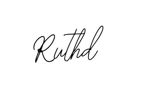 Make a beautiful signature design for name Ruthd. Use this online signature maker to create a handwritten signature for free. Ruthd signature style 12 images and pictures png