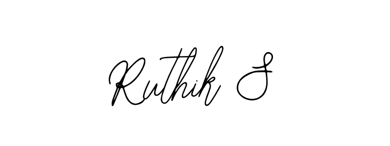 Ruthik S stylish signature style. Best Handwritten Sign (Bearetta-2O07w) for my name. Handwritten Signature Collection Ideas for my name Ruthik S. Ruthik S signature style 12 images and pictures png