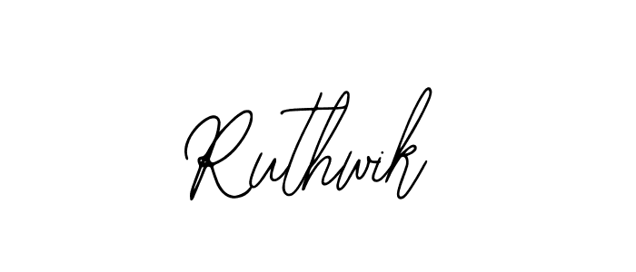 How to Draw Ruthwik signature style? Bearetta-2O07w is a latest design signature styles for name Ruthwik. Ruthwik signature style 12 images and pictures png
