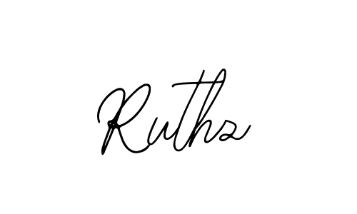 You should practise on your own different ways (Bearetta-2O07w) to write your name (Ruthz) in signature. don't let someone else do it for you. Ruthz signature style 12 images and pictures png