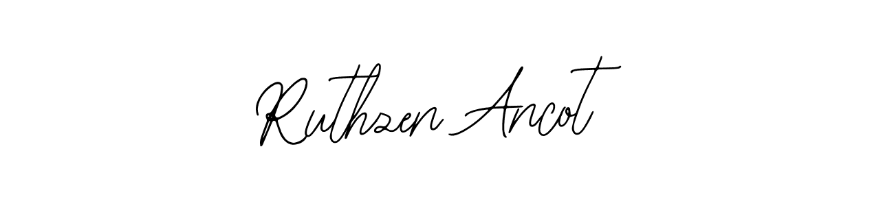 Design your own signature with our free online signature maker. With this signature software, you can create a handwritten (Bearetta-2O07w) signature for name Ruthzen Ancot. Ruthzen Ancot signature style 12 images and pictures png