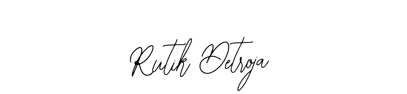 How to Draw Rutik Detroja signature style? Bearetta-2O07w is a latest design signature styles for name Rutik Detroja. Rutik Detroja signature style 12 images and pictures png