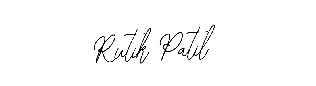 Make a beautiful signature design for name Rutik Patil. With this signature (Bearetta-2O07w) style, you can create a handwritten signature for free. Rutik Patil signature style 12 images and pictures png