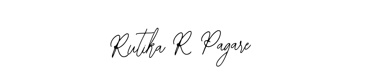 Design your own signature with our free online signature maker. With this signature software, you can create a handwritten (Bearetta-2O07w) signature for name Rutika R Pagare. Rutika R Pagare signature style 12 images and pictures png