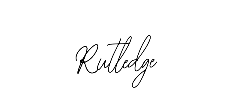 How to make Rutledge name signature. Use Bearetta-2O07w style for creating short signs online. This is the latest handwritten sign. Rutledge signature style 12 images and pictures png