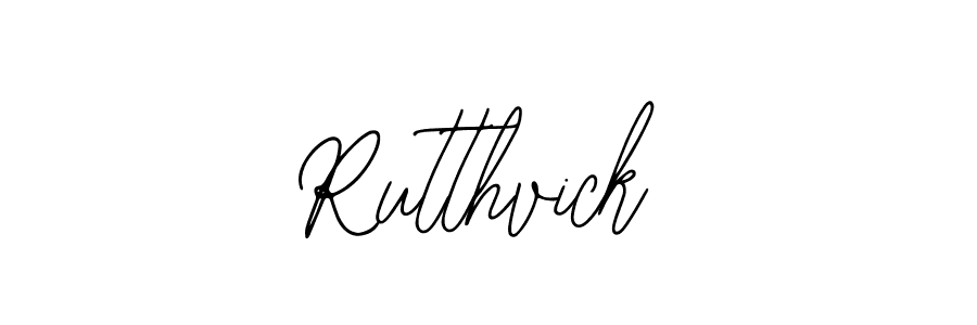 Use a signature maker to create a handwritten signature online. With this signature software, you can design (Bearetta-2O07w) your own signature for name Rutthvick. Rutthvick signature style 12 images and pictures png