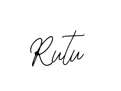 if you are searching for the best signature style for your name Rutu. so please give up your signature search. here we have designed multiple signature styles  using Bearetta-2O07w. Rutu signature style 12 images and pictures png