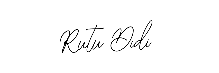 It looks lik you need a new signature style for name Rutu Didi. Design unique handwritten (Bearetta-2O07w) signature with our free signature maker in just a few clicks. Rutu Didi signature style 12 images and pictures png