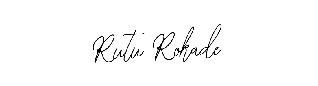 You should practise on your own different ways (Bearetta-2O07w) to write your name (Rutu Rokade) in signature. don't let someone else do it for you. Rutu Rokade signature style 12 images and pictures png