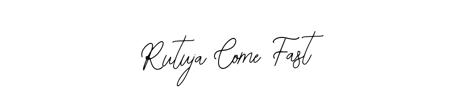 You should practise on your own different ways (Bearetta-2O07w) to write your name (Rutuja Come Fast) in signature. don't let someone else do it for you. Rutuja Come Fast signature style 12 images and pictures png