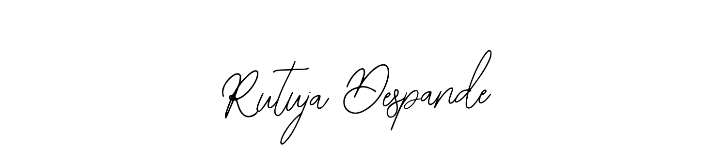 This is the best signature style for the Rutuja Despande name. Also you like these signature font (Bearetta-2O07w). Mix name signature. Rutuja Despande signature style 12 images and pictures png