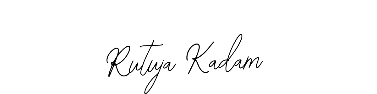 How to Draw Rutuja Kadam signature style? Bearetta-2O07w is a latest design signature styles for name Rutuja Kadam. Rutuja Kadam signature style 12 images and pictures png