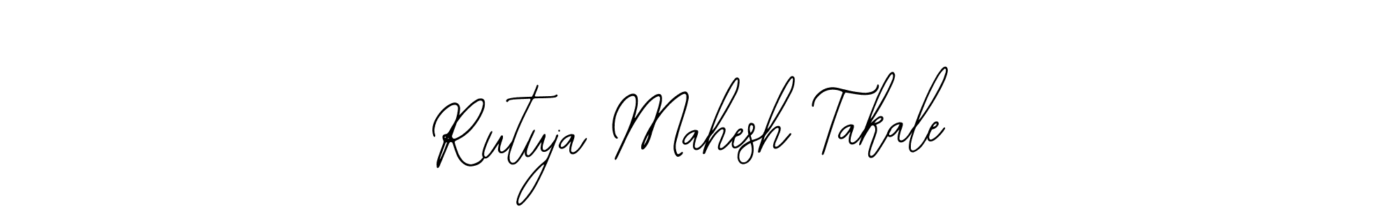 How to make Rutuja Mahesh Takale signature? Bearetta-2O07w is a professional autograph style. Create handwritten signature for Rutuja Mahesh Takale name. Rutuja Mahesh Takale signature style 12 images and pictures png