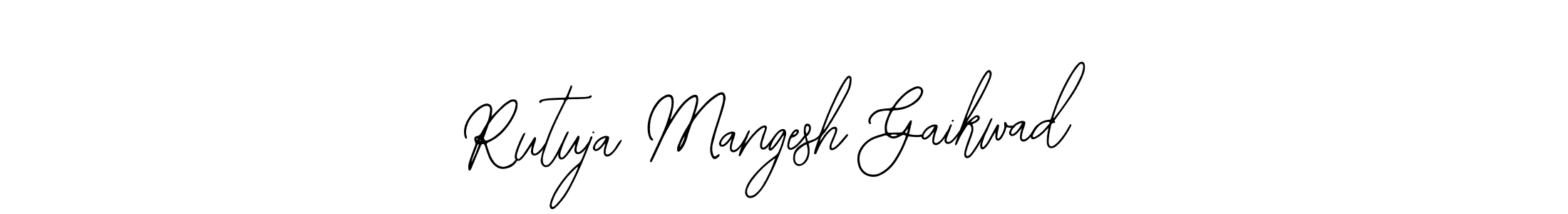 Create a beautiful signature design for name Rutuja Mangesh Gaikwad. With this signature (Bearetta-2O07w) fonts, you can make a handwritten signature for free. Rutuja Mangesh Gaikwad signature style 12 images and pictures png