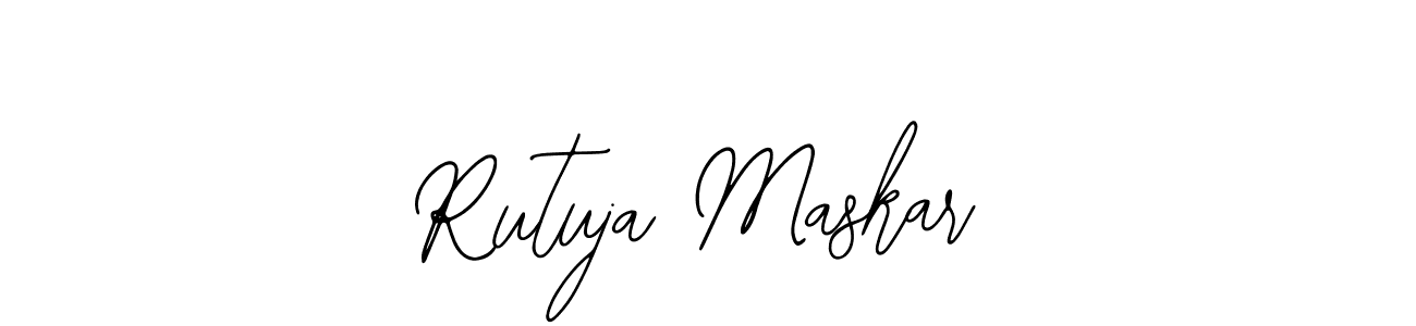 Make a short Rutuja Maskar signature style. Manage your documents anywhere anytime using Bearetta-2O07w. Create and add eSignatures, submit forms, share and send files easily. Rutuja Maskar signature style 12 images and pictures png