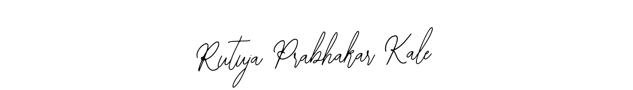 if you are searching for the best signature style for your name Rutuja Prabhakar Kale. so please give up your signature search. here we have designed multiple signature styles  using Bearetta-2O07w. Rutuja Prabhakar Kale signature style 12 images and pictures png