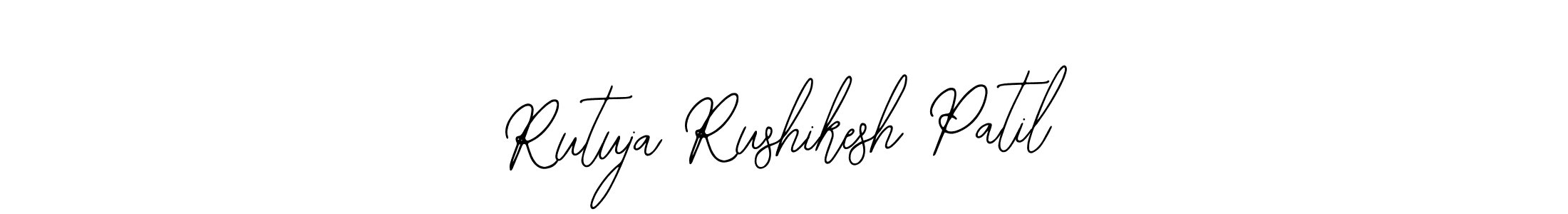 You should practise on your own different ways (Bearetta-2O07w) to write your name (Rutuja Rushikesh Patil) in signature. don't let someone else do it for you. Rutuja Rushikesh Patil signature style 12 images and pictures png