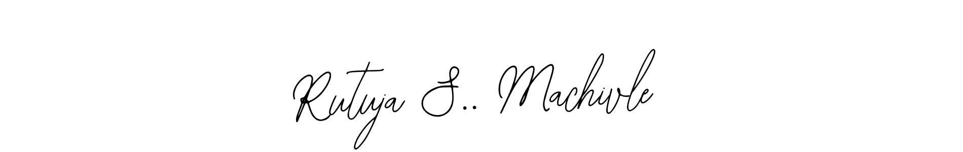 Make a beautiful signature design for name Rutuja S.. Machivle. With this signature (Bearetta-2O07w) style, you can create a handwritten signature for free. Rutuja S.. Machivle signature style 12 images and pictures png