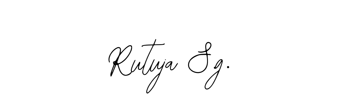 It looks lik you need a new signature style for name Rutuja S.g.. Design unique handwritten (Bearetta-2O07w) signature with our free signature maker in just a few clicks. Rutuja S.g. signature style 12 images and pictures png