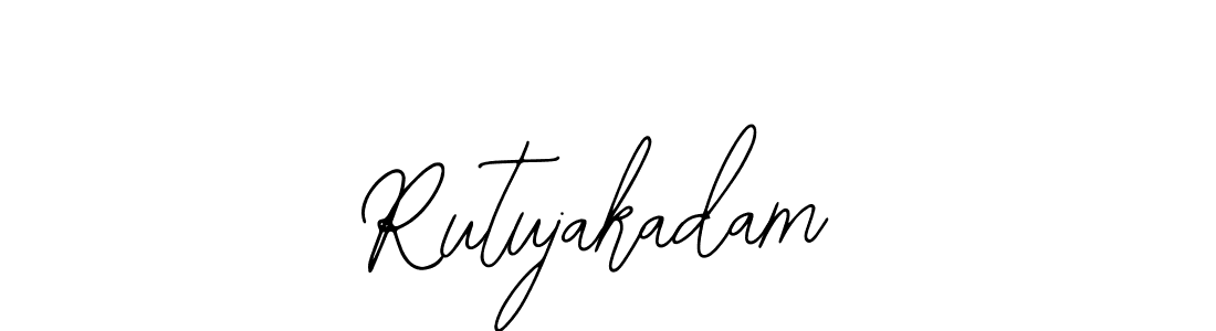 Design your own signature with our free online signature maker. With this signature software, you can create a handwritten (Bearetta-2O07w) signature for name Rutujakadam. Rutujakadam signature style 12 images and pictures png