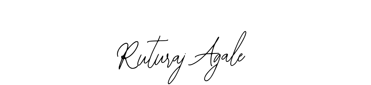 The best way (Bearetta-2O07w) to make a short signature is to pick only two or three words in your name. The name Ruturaj Agale include a total of six letters. For converting this name. Ruturaj Agale signature style 12 images and pictures png
