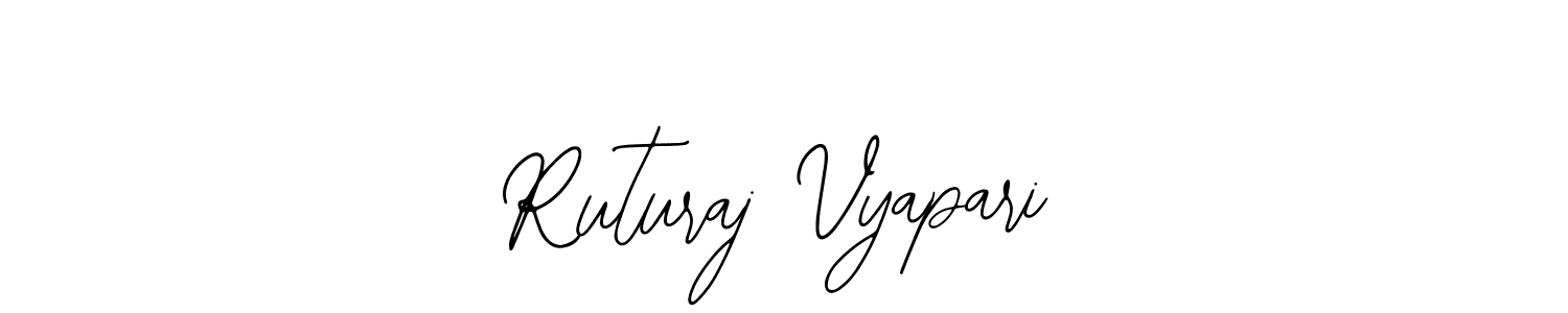 if you are searching for the best signature style for your name Ruturaj Vyapari. so please give up your signature search. here we have designed multiple signature styles  using Bearetta-2O07w. Ruturaj Vyapari signature style 12 images and pictures png