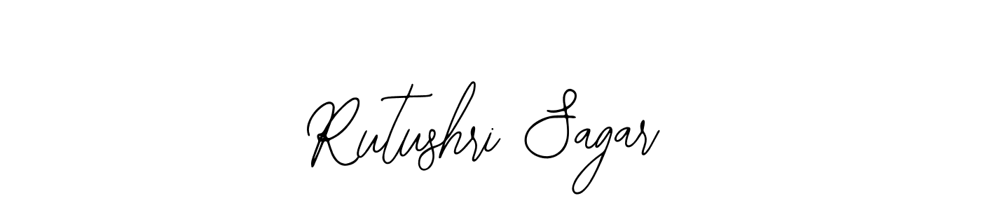 if you are searching for the best signature style for your name Rutushri Sagar. so please give up your signature search. here we have designed multiple signature styles  using Bearetta-2O07w. Rutushri Sagar signature style 12 images and pictures png