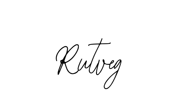 if you are searching for the best signature style for your name Rutveg. so please give up your signature search. here we have designed multiple signature styles  using Bearetta-2O07w. Rutveg signature style 12 images and pictures png