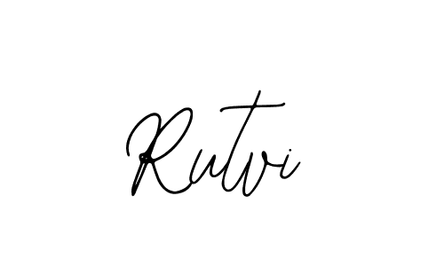 Make a beautiful signature design for name Rutvi. With this signature (Bearetta-2O07w) style, you can create a handwritten signature for free. Rutvi signature style 12 images and pictures png