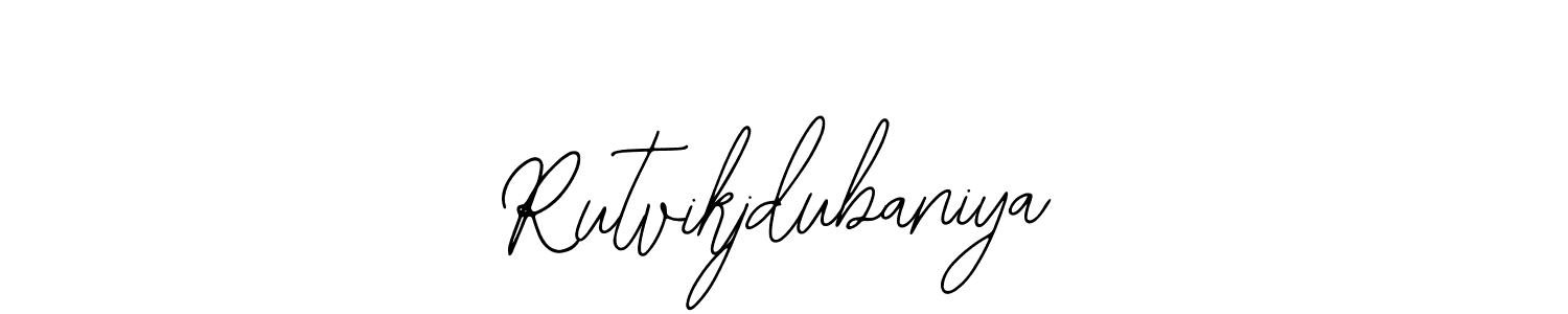 Make a beautiful signature design for name Rutvikjdubaniya. With this signature (Bearetta-2O07w) style, you can create a handwritten signature for free. Rutvikjdubaniya signature style 12 images and pictures png