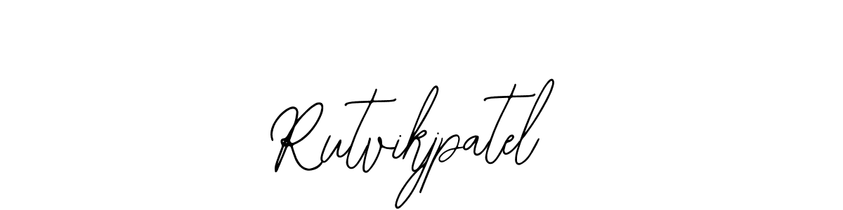 How to make Rutvikjpatel signature? Bearetta-2O07w is a professional autograph style. Create handwritten signature for Rutvikjpatel name. Rutvikjpatel signature style 12 images and pictures png