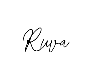 How to make Ruva signature? Bearetta-2O07w is a professional autograph style. Create handwritten signature for Ruva name. Ruva signature style 12 images and pictures png