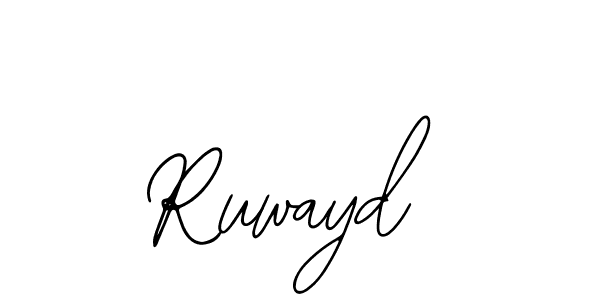 Make a beautiful signature design for name Ruwayd. Use this online signature maker to create a handwritten signature for free. Ruwayd signature style 12 images and pictures png