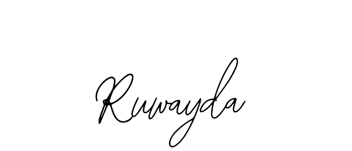 Also You can easily find your signature by using the search form. We will create Ruwayda name handwritten signature images for you free of cost using Bearetta-2O07w sign style. Ruwayda signature style 12 images and pictures png