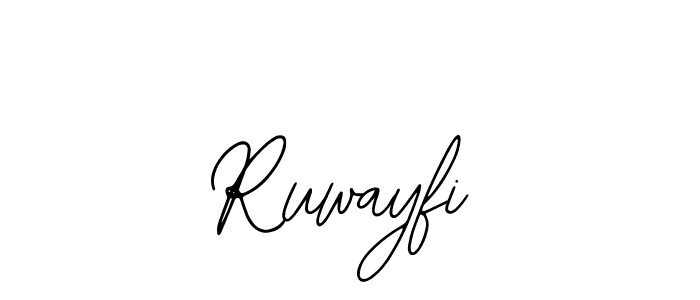 How to make Ruwayfi name signature. Use Bearetta-2O07w style for creating short signs online. This is the latest handwritten sign. Ruwayfi signature style 12 images and pictures png