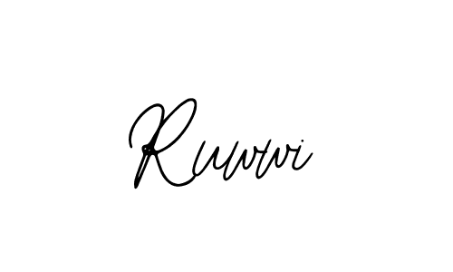 Create a beautiful signature design for name Ruwwi. With this signature (Bearetta-2O07w) fonts, you can make a handwritten signature for free. Ruwwi signature style 12 images and pictures png