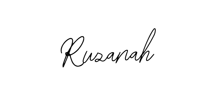 How to make Ruzanah signature? Bearetta-2O07w is a professional autograph style. Create handwritten signature for Ruzanah name. Ruzanah signature style 12 images and pictures png
