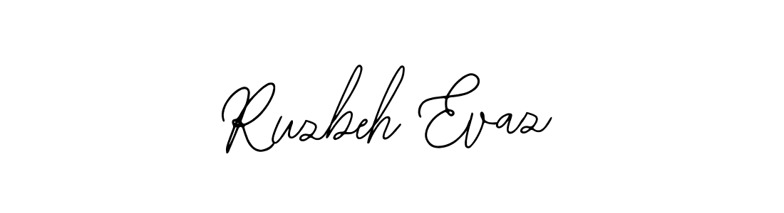The best way (Bearetta-2O07w) to make a short signature is to pick only two or three words in your name. The name Ruzbeh Evaz include a total of six letters. For converting this name. Ruzbeh Evaz signature style 12 images and pictures png