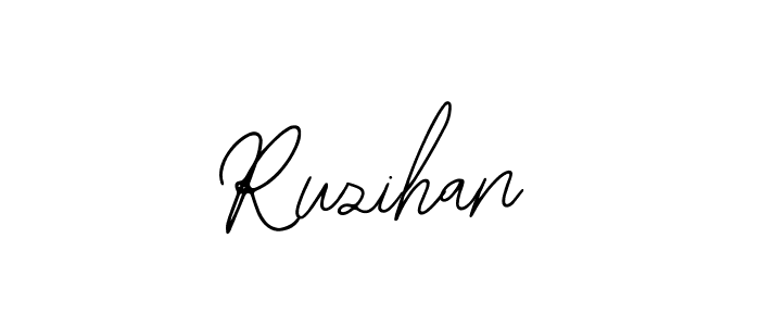 Also You can easily find your signature by using the search form. We will create Ruzihan name handwritten signature images for you free of cost using Bearetta-2O07w sign style. Ruzihan signature style 12 images and pictures png