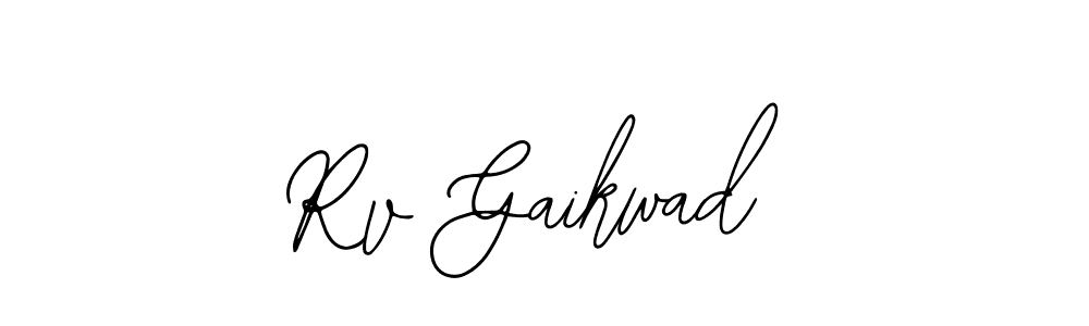 You should practise on your own different ways (Bearetta-2O07w) to write your name (Rv Gaikwad) in signature. don't let someone else do it for you. Rv Gaikwad signature style 12 images and pictures png