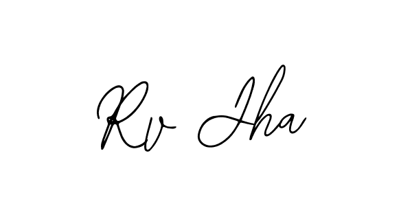 Once you've used our free online signature maker to create your best signature Bearetta-2O07w style, it's time to enjoy all of the benefits that Rv Jha name signing documents. Rv Jha signature style 12 images and pictures png