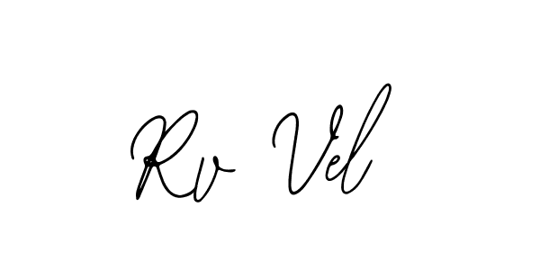 Also You can easily find your signature by using the search form. We will create Rv Vel name handwritten signature images for you free of cost using Bearetta-2O07w sign style. Rv Vel signature style 12 images and pictures png