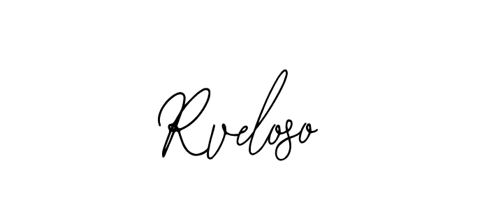 You should practise on your own different ways (Bearetta-2O07w) to write your name (Rveloso) in signature. don't let someone else do it for you. Rveloso signature style 12 images and pictures png