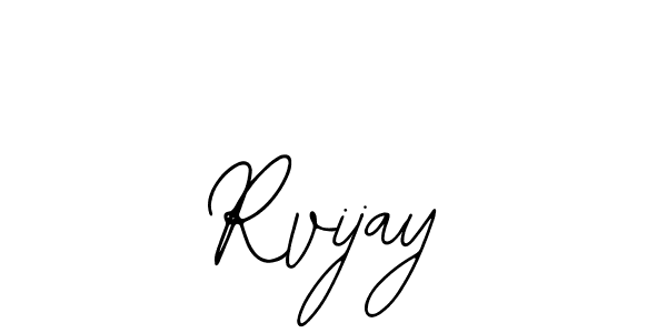 Rvijay stylish signature style. Best Handwritten Sign (Bearetta-2O07w) for my name. Handwritten Signature Collection Ideas for my name Rvijay. Rvijay signature style 12 images and pictures png